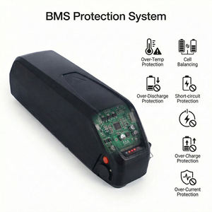 Batería de Litio para Bicicleta Eléctrica de 48V 20.8Ah, Marca German Stock, con Celdas de Grado A de 5200mAh y BMS de 50A para Bicicletas con Llantas Anchas - Product Image 3
