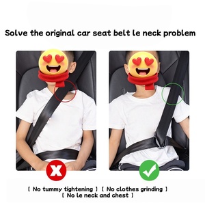 ตัวปรับเข็มขัดนิรภัยเด็กแบบสะดวก ขายดี อุปกรณ์เสริมภายในรถยนต์ ป้องกันการพันกัน - Product Image 3