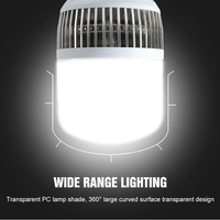 Nouvelles ampoules LED en aluminium+PC pour atelier, entrepôt, maison, 50w 80w 100w 150w B22 E27, température de couleur 3000K/4000K/6000K