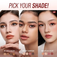 Fabricant Texture fine et lisse Palette d'ombres à paupières à 4 nuances hautement pigmentées Palette d'ombres à paupières de luxe aux couleurs riches