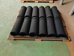 Tôle de toiture en métal galvanisé ondulé revêtu de pierre avec grande pignonnière circulaire à vendre - Product Image 5