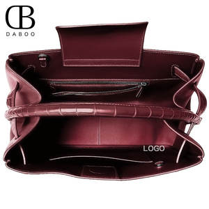 <span class=keywords><strong>Daboo</strong></span> Swift กระเป๋าหนังวัวและหนังจระเข้สำหรับสตรีกระเป๋าแบรนด์ดังสำหรับผู้หญิงกระเป๋าสะพายไหล่ใบเดียวแบบดั้งเดิม - Product Image 3