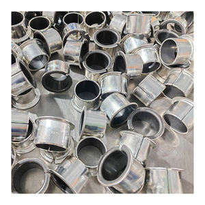 Самосмазываемая втулка подшипника, стальная с бронзовым покрытием PTFE, безмасляная SF-1 PAP P10, втулка с медным или Оловянным покрытием - Product Image 3