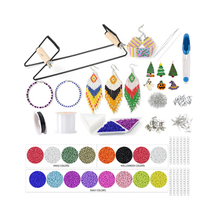 Métier à Perler Métallique DIY – Outil de Fabrication de Bracelets en Acier Inoxydable pour la Création de Bijoux, les Passionnés d'Artisanat, Amateurs de Perles et la Broderie - Product Image 1