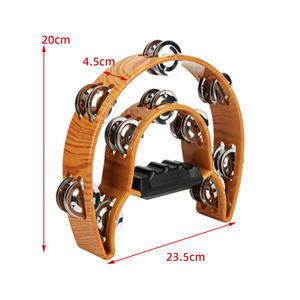 Instruments de musique à percussion Orff, claquettes à main KTV, tambour circulaire interactif pour fêtes, réunions familiales et divertissements - Product Image 1