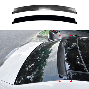สปอยเลอร์หลัง Mercedes-Benz E-Class W212 ลายคาร์บอนไฟเบอร์ ABS ทรง Ducktail สำหรับฝากระโปรงท้าย ปี 2010-2015 - Product Image 1