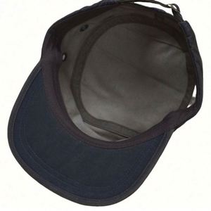 Gorras de lona encerada con revestimiento de PU personalizadas, estilo retro vintage, tipo cadete, de copa plana, para negocios, deportivas, para actividades al aire libre, resistentes, de sarga encerada, étnicas, comunes - Product Image 4