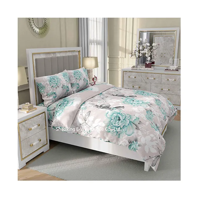Bedding Disperse Twill Design Material Fabric Extra Wide Printed Microfiber Fabric For Bed Sheet Bedding Set Bedsheet