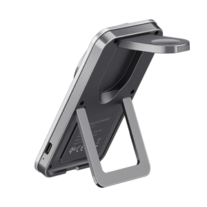 Soporte de cargador inalámbrico plegable Qi2 Fast 2 en 1 con tecnología magnética Salida de 5V/1A Compatible con <span class=keywords><strong>iPhone</strong></span> 12 13 14 16 Series - Product Image 6