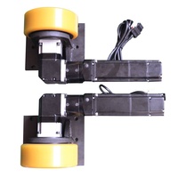 200W 24V entrepôt Robot logistique électronique AGV véhicule automatisé sans balais moteur cc différentiel AGV unité d'entraînement de roue