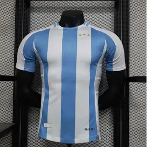 2024梅西斯阿根廷足球球衣美洲杯Camisetas儿童套装2025国家队24/25主场客场足球球衣球员