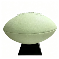 Ballon de football américain réfléchissant en PU, taille adulte 9, gravure personnalisée, modèle 001, pour entraînements et matchs