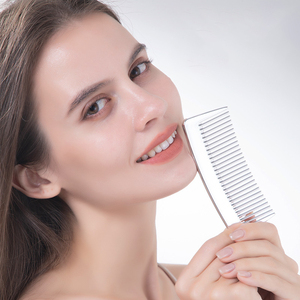 Peigne de voyage portable rectangulaire à dents larges pour salon de coiffure, en plastique, pour la maison, démêlant et antistatique - Product Image 6