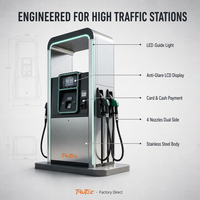 Dispensador de Combustible Confiable de 24 Horas con Pantalla LED TRUE TECH, Máquina de Gasolina, Equipo para Gasolinera, Control Digital