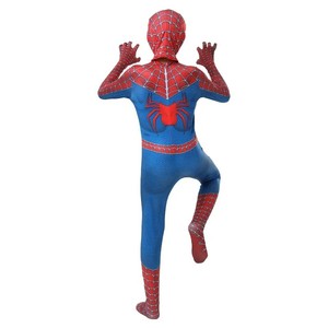 Mono de estilo 3D de fiesta de juego de rol de superhéroe de diseño creativo con máscara con cremallera frontal conjuntos de disfraces de <span class=keywords><strong>Spiderman</strong></span> - Product Image 2