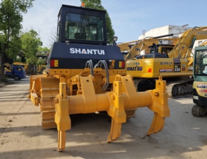 Bulldozer sobre orugas Shantui SD22 usado, Original SD22 de segunda mano, maquinaria hidráulica de construcción barata de alta calidad - Product Image 2