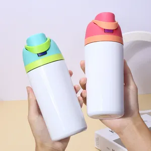 TY RTS in magazzino 16oz 19oz 24oz 32oz in acciaio inox portatile sublimazione in bianco tazze <span class=keywords><strong>termiche</strong></span> Sport bottiglia d'acqua con manico - Product Image 2