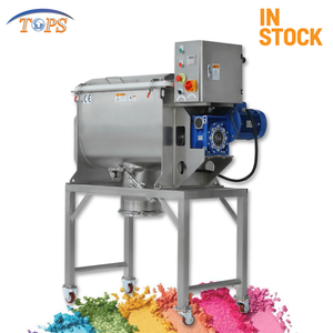 Mezclador de Cinta Horizontal de Acero Inoxidable para Procesamiento Químico, Controlado por PLC, Capacidad de 1000L - Product Image 1