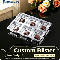 Meilleur emballage thermoformé pour chocolats et bonbons en blister, écologique, épaisseur 1 mm, personnalisé, sans PFAS, conforme aux normes CE, RoHS et Reach, en PET