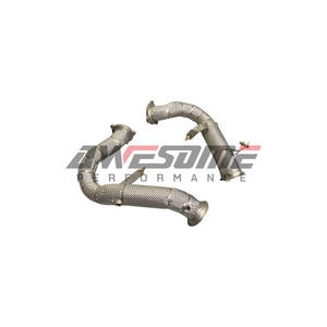 Downpipe Deportivo de Alto Rendimiento para <span class=keywords><strong>Porsche</strong></span> <span class=keywords><strong>Macan</strong></span> 95B Turbo/<span class=keywords><strong>GTS</strong></span> 3.0T 3.6T, Tubos de Escape de Acero Inoxidable con Protectores Térmicos - Product Image 6