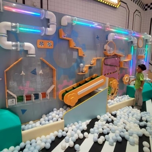 Lanzador <span class=keywords><strong>de</strong></span> bolas automático para niños, máquina <span class=keywords><strong>de</strong></span> disparos <span class=keywords><strong>de</strong></span> burbujas con luces LED coloridas para patios <span class=keywords><strong>de</strong></span> recreo interiores - Product Image 2