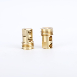 Pièces de raccordement filetées usinées sur commande en laiton CNC pour équipement électronique, service OEM ODM - Product Image 3