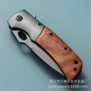 Navaja Plegable con Mango de Madera de Palisandro para Supervivencia al Aire Libre, Camping, Táctica, EDC, Hoja de Alta Dureza 3Cr13, Dropshipping Shopify - Product Image 4