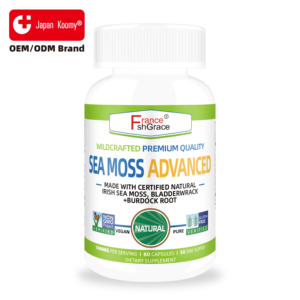 Complément de mousse marine avancé de haute qualité 1400MG en capsules pour la santé globale et le soutien immunitaire des adultes - Product Image 1