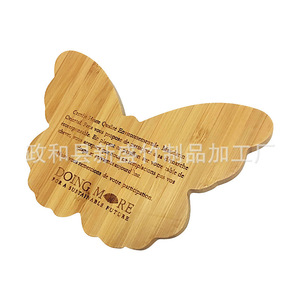 Factory wholesale tea cup mats, placemats, coffee heat insulation mats, creative butterfly-shaped <b>bamboo</b> <b>table</b> mats and cup - Product Image 4