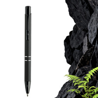 Bolígrafo retráctil bolígrafo de clic cuerpo de metal aluminio mate 6 colores escritura suave regalo de oficina y escuela
