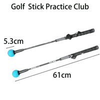 Club d'entraînement de bâton d'échauffement de poignée de balançoire de golf pour correcteur de posture