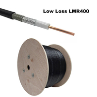 Cable Coaxial Ligero de Baja Pérdida LMR-400 Times Microwave, Cable de Antena LMR-LW-400 con Cubierta de PE y Trenzado de Aluminio