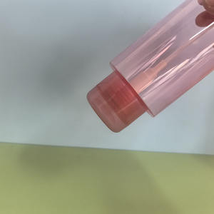 Bouteille de démaquillant en plastique ronde personnalisée de 300 ml (10 oz) de couleur rose clair avec pompes à pression, <span class=keywords><strong>eau</strong></span> <span class=keywords><strong>micellaire</strong></span>, démaquillant, bouteilles pour ongles - Product Image 3