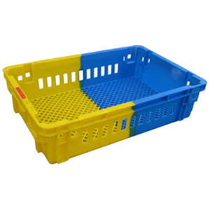 Various plastic storage crates chicken transport crate