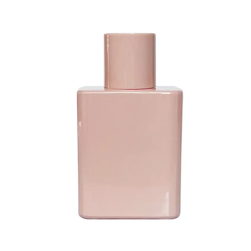 Botella pulverizadora de perfume, vacía, con tapa de tornillo, color rosa, 50ml