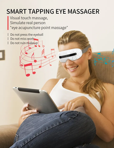 Masseur oculaire chauffant réglable avec télécommande sans fil, personnalisable avec logo fournisseur, pour le soulagement du stress et la santé des yeux - Product Image 3