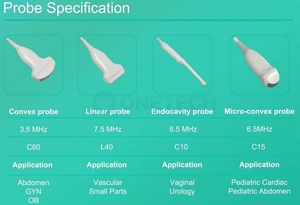 Système d'échographe portable noir et blanc pour ordinateur portable - Product Image 6