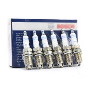 Bougies <span class=keywords><strong>d</strong></span>'<span class=keywords><strong>allumage</strong></span> Bujia Iridium Platinum 0242235668 FR7LDC + 7 à <span class=keywords><strong>double</strong></span> électrode <span class=keywords><strong>d</strong></span>'origine pour VW Audi pour BMW pour Mercedes Benz pour <span class=keywords><strong>bougie</strong></span> - Product Image 2