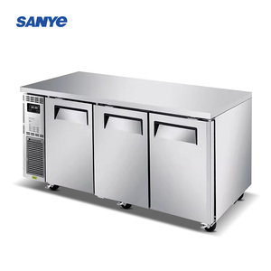 Thương mại thép không gỉ bánh sandwich truy cập tủ lạnh bánh pizza và salad làm việc băng ghế dự bị tủ đông hiển thị pre-tủ lạnh bảng - Product Image 2