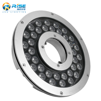 Lumières de piscine sous-marine submersible Dmx en acier inoxydable 316L étanche IP68 pour fontaines Landcsape
