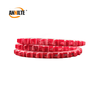 Cinghia a <span class=keywords><strong>V</strong></span> regolabile di alta qualità Annilte Power Twist Plus Drive Link <span class=keywords><strong>V</strong></span> Belt Rossa Tipo M per trasmissione - Product Image 2