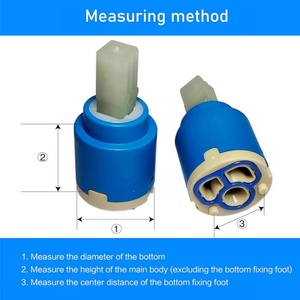 Bath & Kitchen Single Lever Shower Tub Repair Ceramic <b>Disc</b> Cartridges Valve Faucet Replacement Valve Cartridge 25mm - Product Image 4