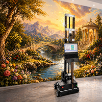 Nueva Impresora Automática de Pared con Tinta UV, Diseño Plegable 3200, Impresora Comercial de Arte Mural, Impresora Vertical para Murales