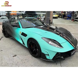 ชุดแต่งคาร์บอนไฟเบอร์แบบฟอร์จบางส่วนสไตล์ MSY สำหรับ Ferrari 812 GTS ประกอบด้วยกันชน ฝาครอบเครื่องยนต์ สปอยเลอร์ บังโคลน และสเกิร์ตข้าง - Product Image 5