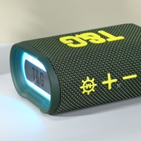 Enceintes sans fil miniatures TG396 RGB IPX7 étanches, enceinte musicale BT portable avec sangle de transport, cordon, pour vélo, alpinisme