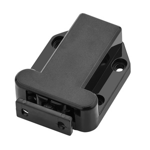 Bai Shan Ya Rui Da Hidden <b>Cabinet</b> Door Rebound Mechanism Black ABS Self <b>Locking</b> Device For Drawer Wardrobe Door - Product Image 3