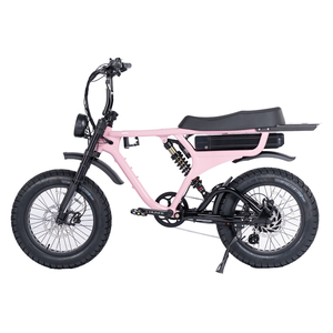 Fatbike électrique 52V avec double Suspension 20 pouces gros pneu longue portée <span class=keywords><strong>vélo</strong></span> électrique 1000W moteur puissance cadre en alliage d'aluminium - Product Image 5