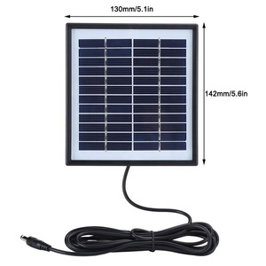 แผงโซลาร์เซลล์ขนาดเล็ก 142x130 มม. 12 โวลต์ ราคาแผงโซลาร์เซลล์พร้อมขายึดผนัง 2 วัตต์ 12 โวลต์ ดีซี ผิวกระจกนิรภัย แผงโซลาร์เซลล์ขนาดเล็ก 12 โวลต์ 2 วัตต์ - Product Image 3
