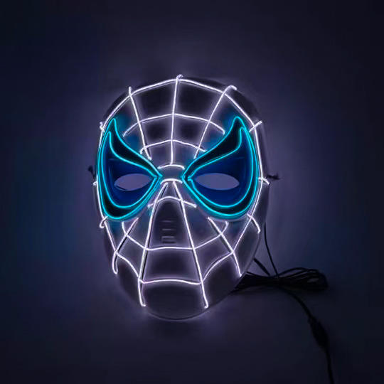 Led blanco Hombre Araña (blanco y azul)-Párrafo estándar