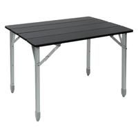 Table de camping pliable en bambou, réglable en hauteur, portable, pour pique-nique et camping en plein air
